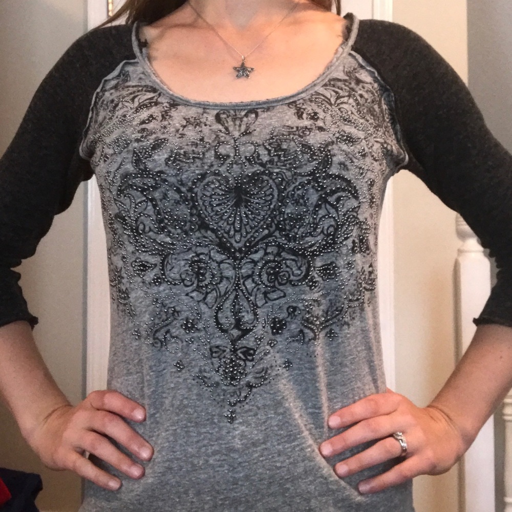 Miss Me 3/4 Sleeve Top